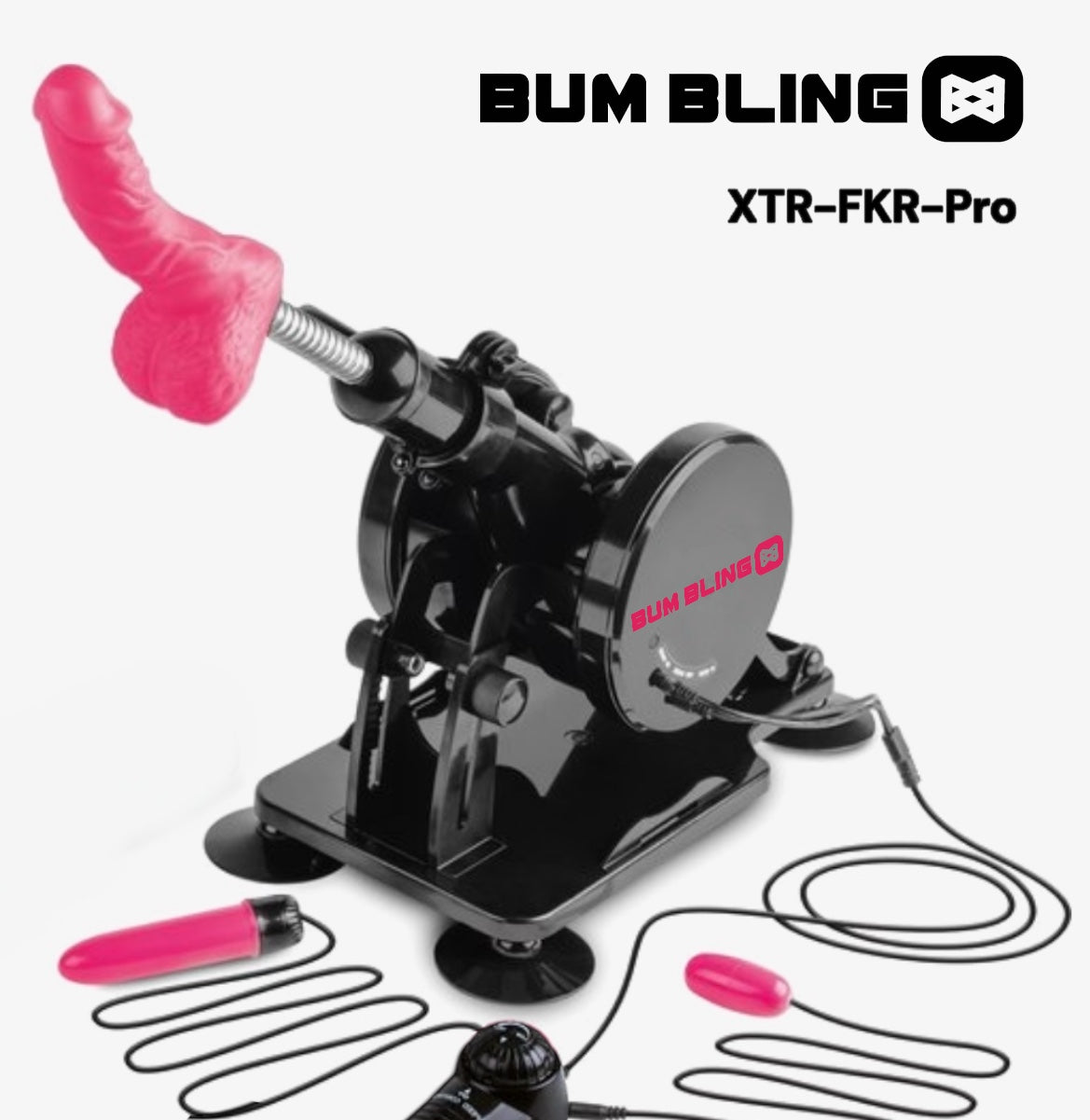 Neuk machine met dildo