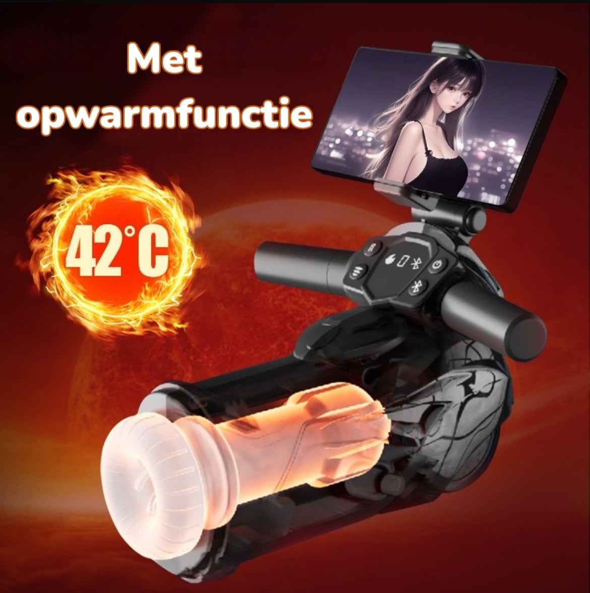 BUM BLING® FuelMe - Elektrische Masturbator - Automatische Masturbator