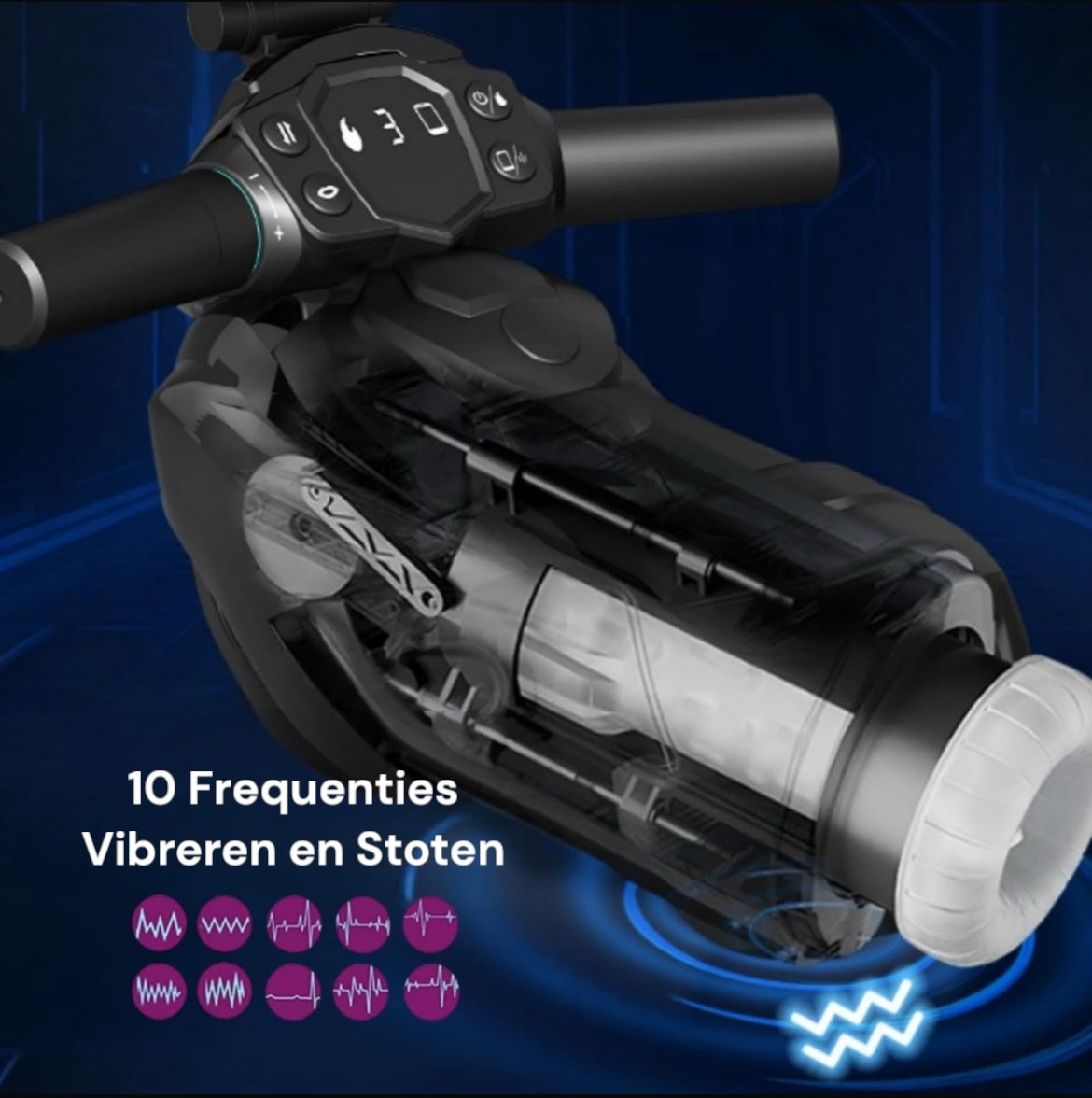 BUM BLING® FuelMe - Elektrische Masturbator - Automatische Masturbator